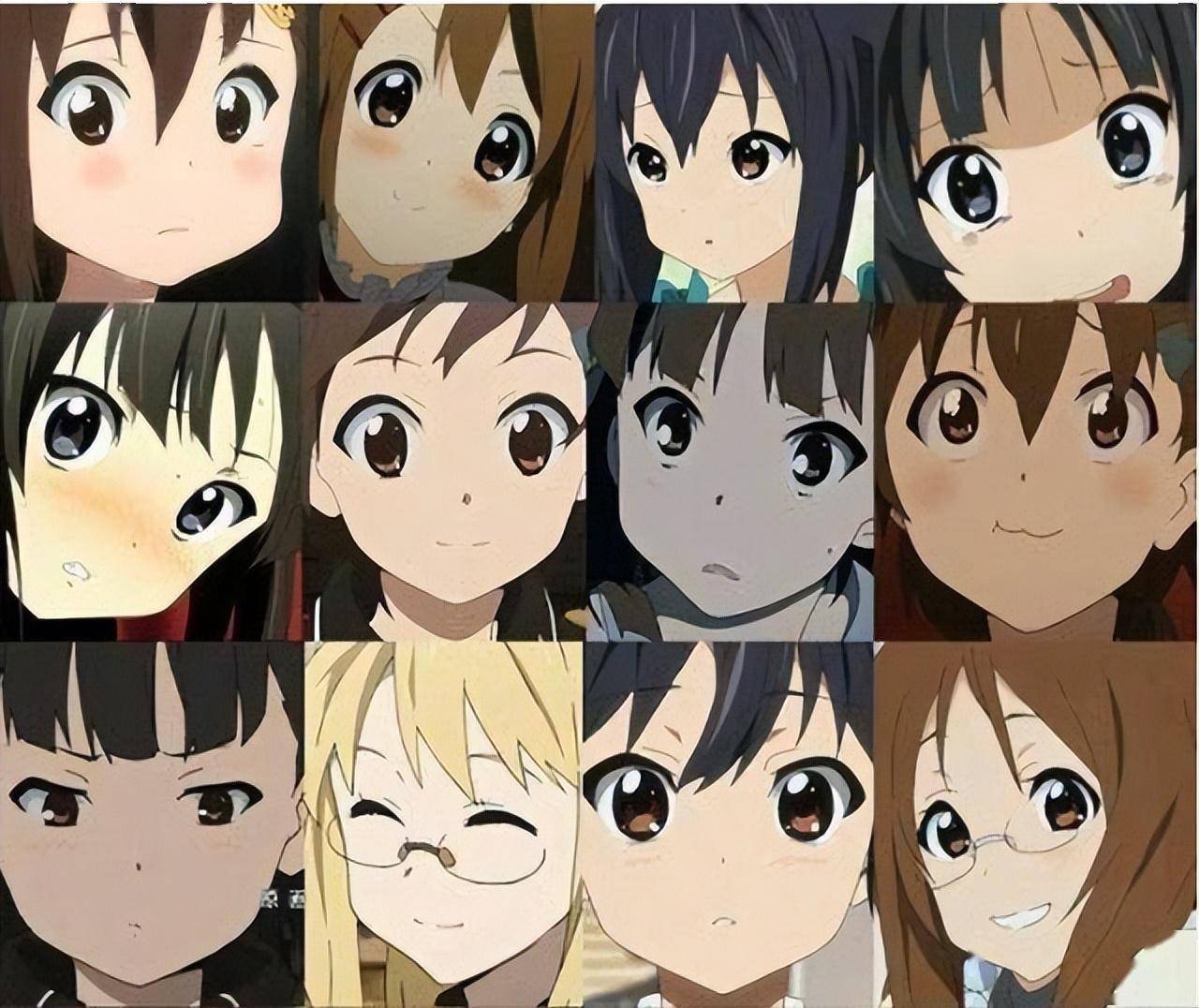 就比如网友们吐槽的:"把京阿尼女角色头发和美瞳都