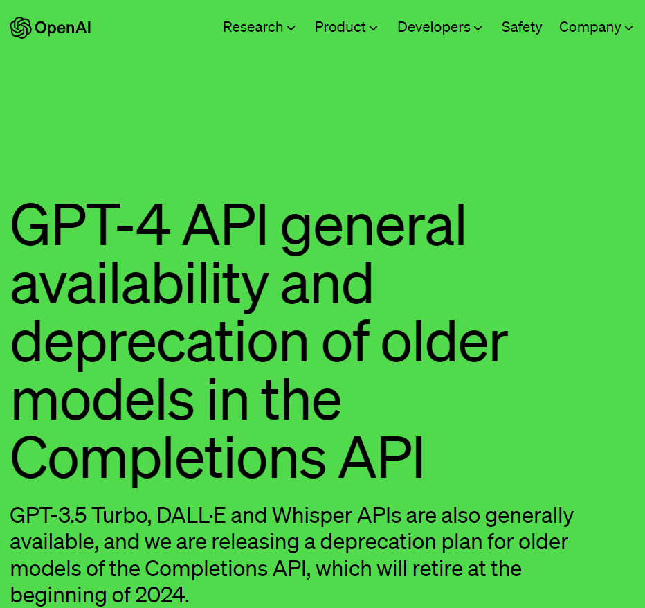 OpenAI放大招：GPT-4 API，全面开放使用！