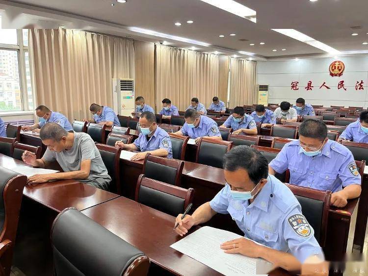 聊城市冠县法院开展司法警察、驾驶员岗位大练兵活动