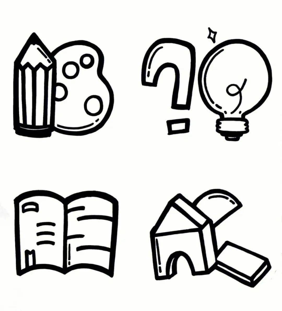 【区域进阶】幼儿园手写区域规则图 |可打印_版权_问题_科学