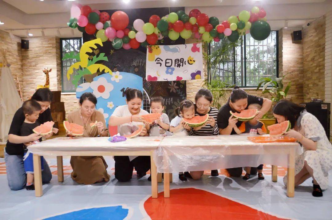 海安红黄蓝之西瓜派对主题活动!甜甜西瓜 ,清凉一夏!