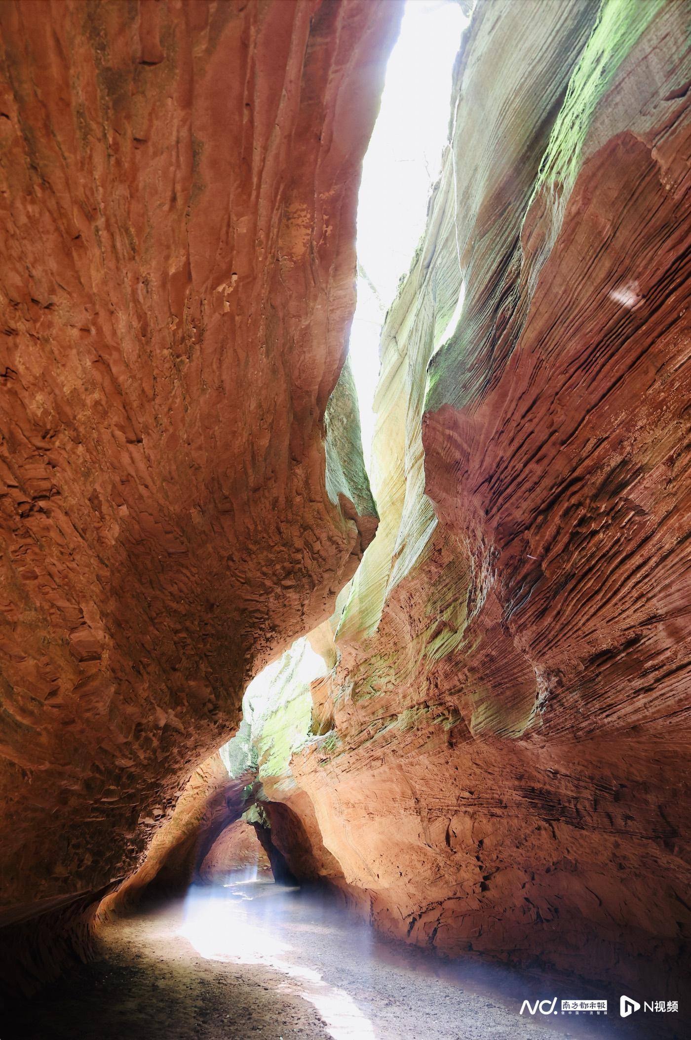 中国"羚羊谷":藏在黄土高原下的一抹红,世界独有_窑洞_甘泉县_延安