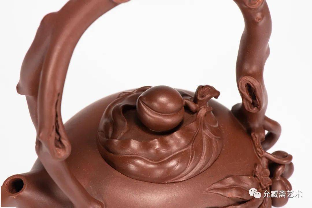 紫韵天成 · 2023春拍 | 黄丽萍 · 圣思桃杯&圣桃提梁_艺术_紫砂