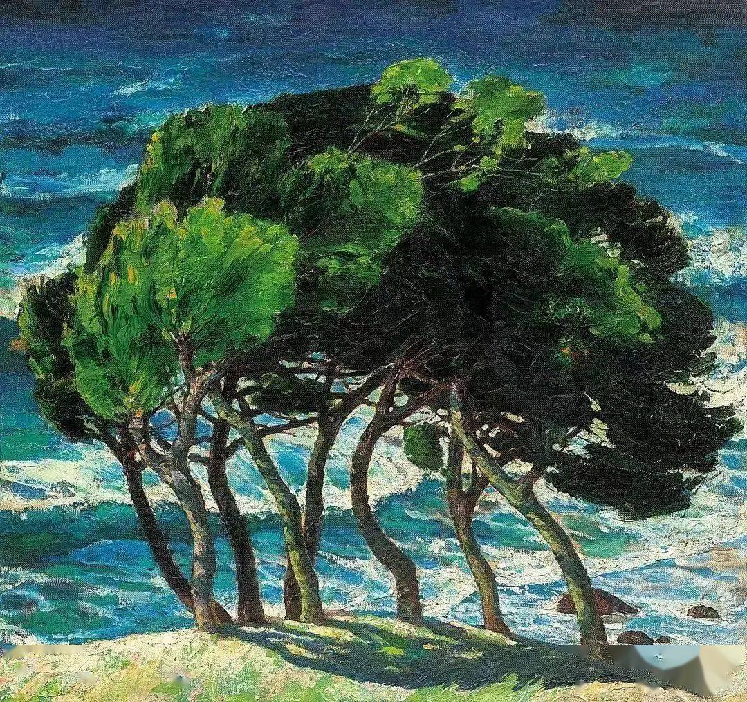 谭老师为你推介油画家詹建俊作品_cm_布面_油彩