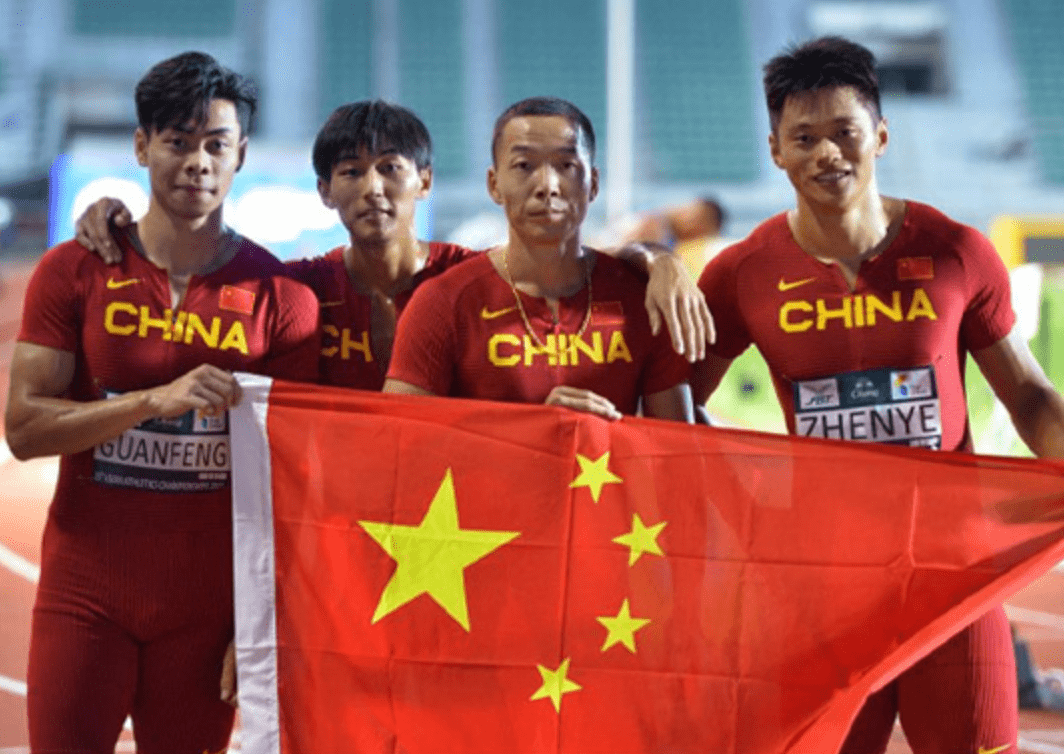 在首个比赛日中,中国田径队收获了1金3银.