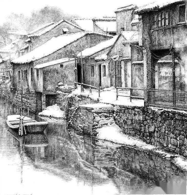 谭老师为你推介钢笔画画家徐亚华作品