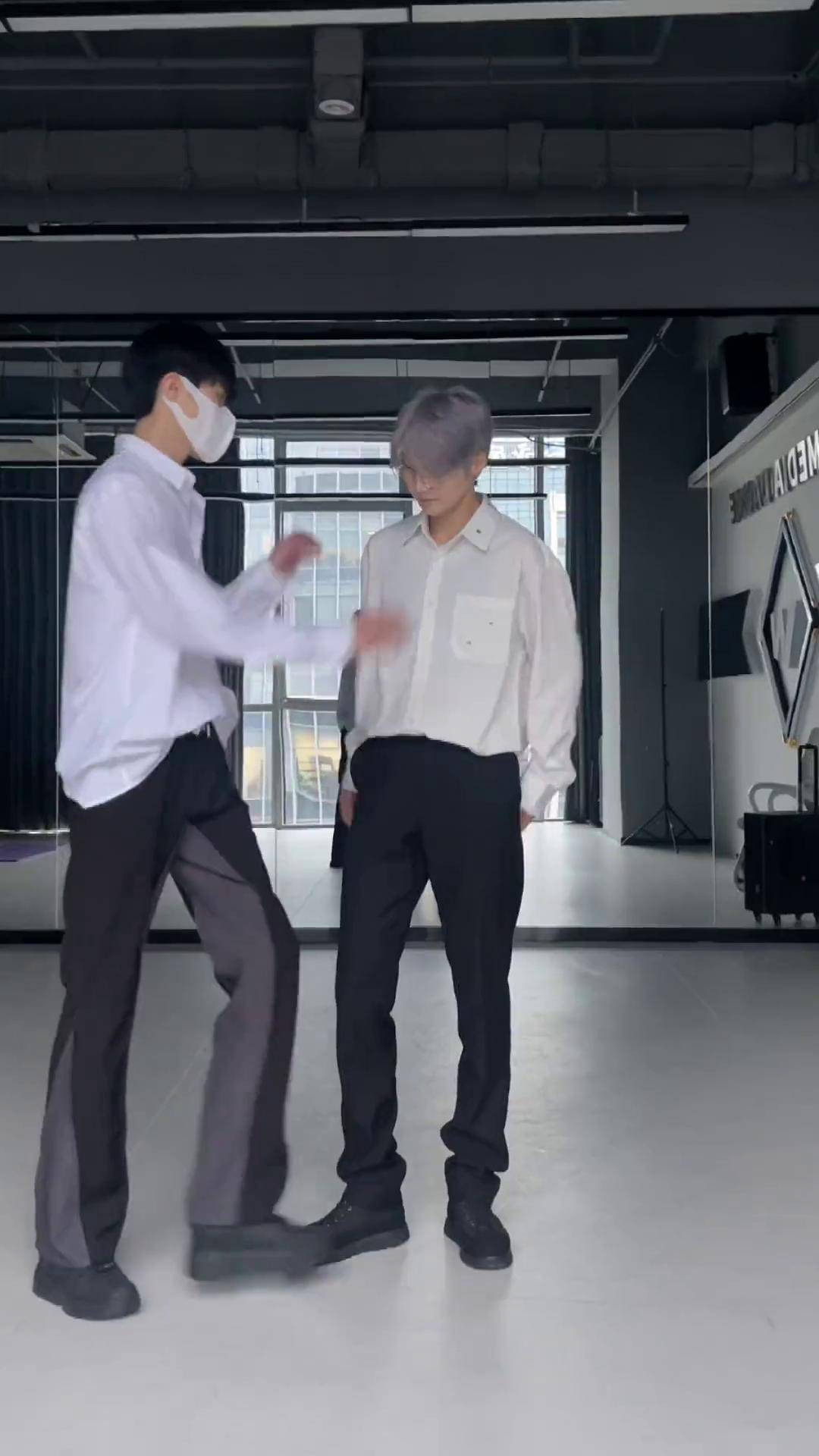 伪双男主 阿森同学 双人舞 危险派对舞蹈