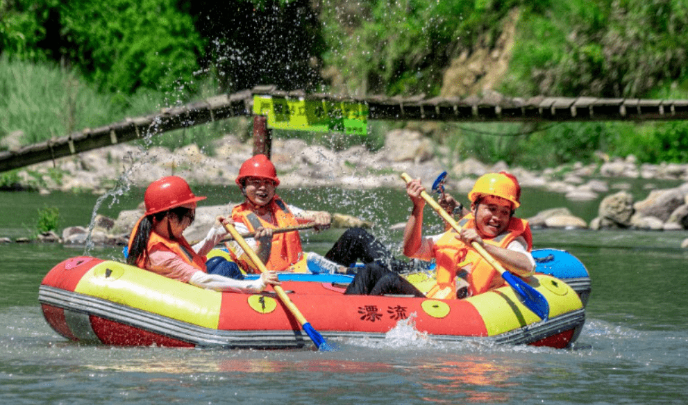 夏日太阳火辣辣,不如来磐安漂一"夏"_龙溪_风景区_江源