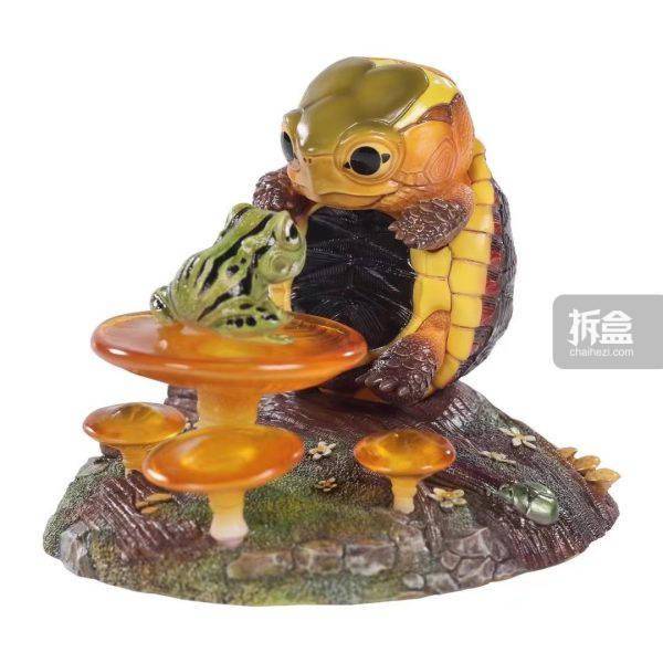 涅盘工作室 缘来有蛙 黄缘闭壳龟动物仿真手办gk摆件_官方_树脂_高约