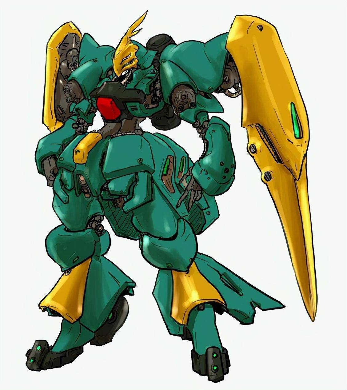 机动战士高达独眼机体插画合集_机设_风格_强人