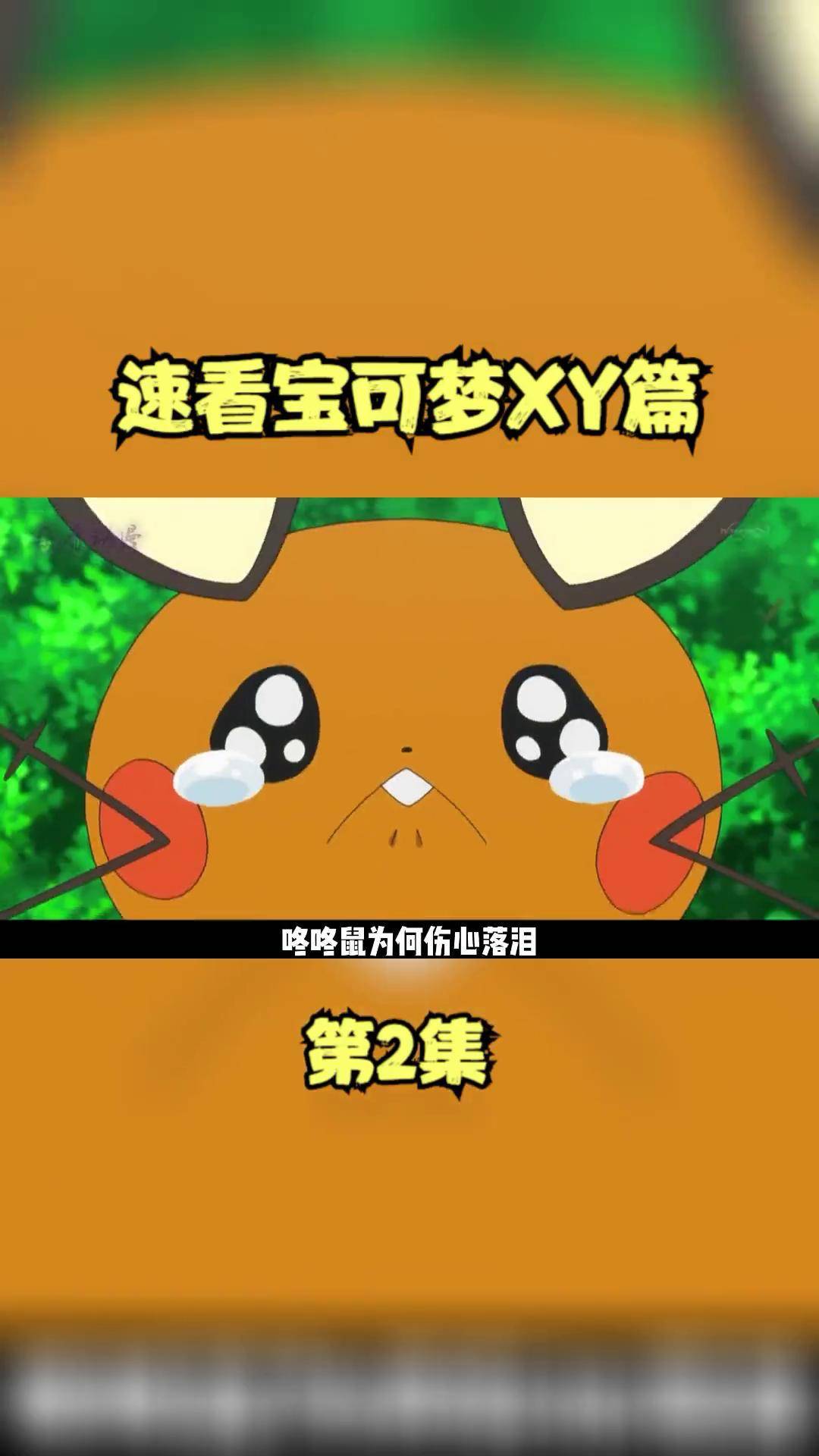 精灵宝可梦xy第二集,呱呱泡蛙vs小箭雀 动漫解说 精灵宝可梦 二次元