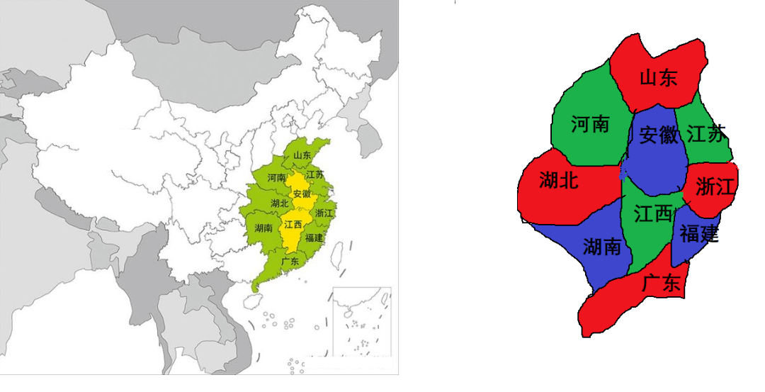 耿老师教你学java:四色定理与递归着色算法(耿祥义)_地图_map_颜色