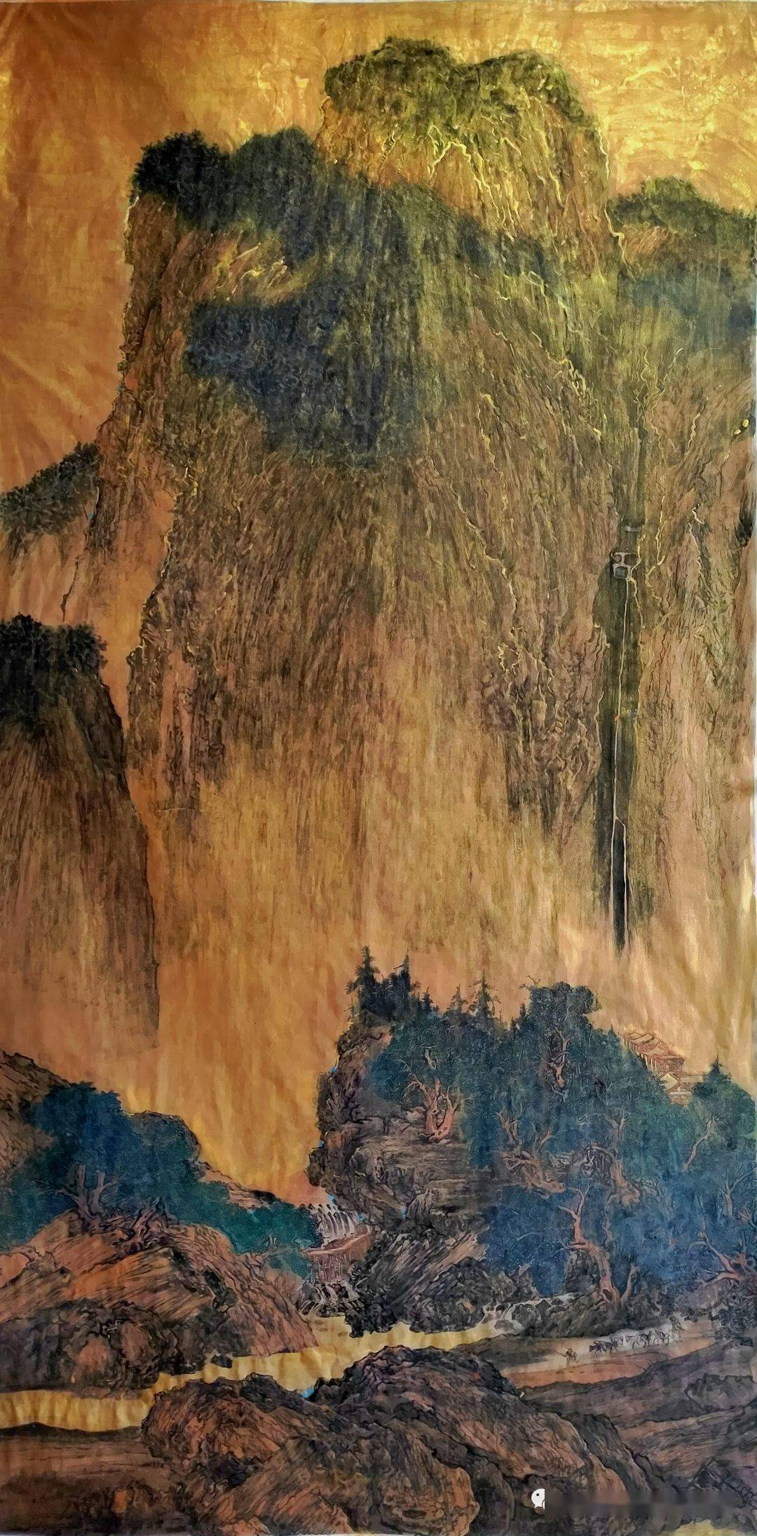 中国青绿金碧山水画古典探源_时期_作品_李思训