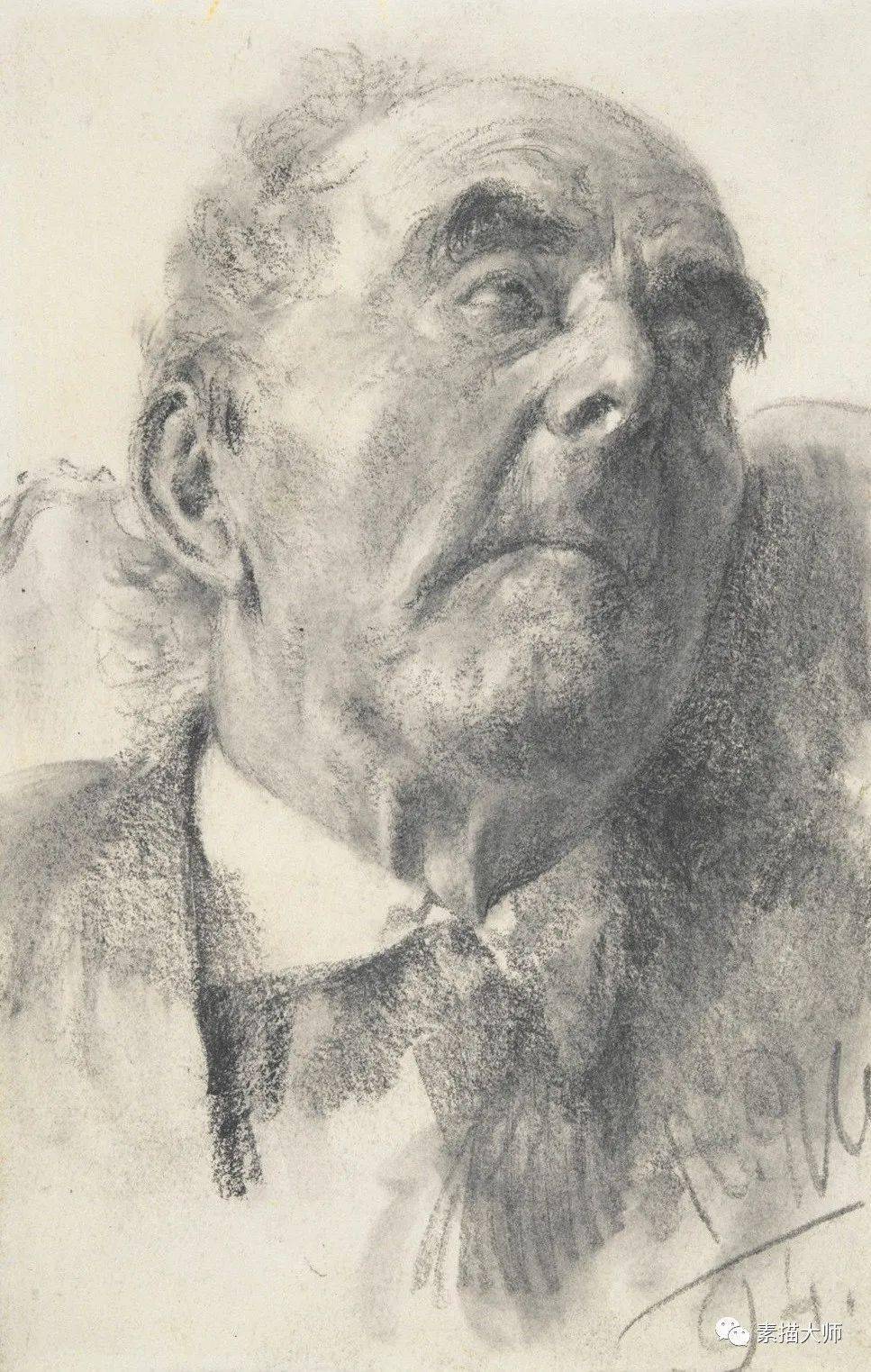 素描大师,门采尔的高清素描!