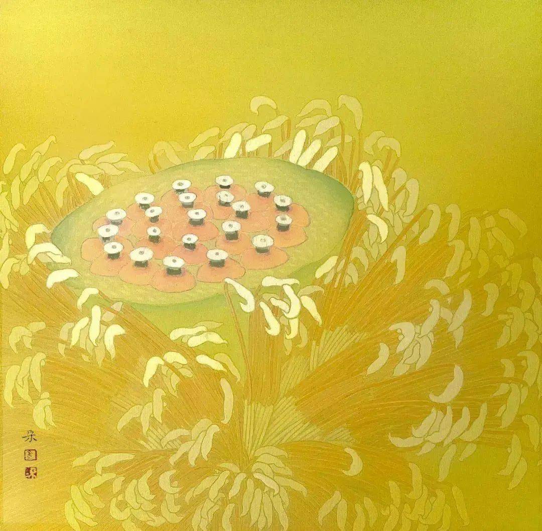 尚辉李金朵的作品追求一种清淡朦胧的画面,将