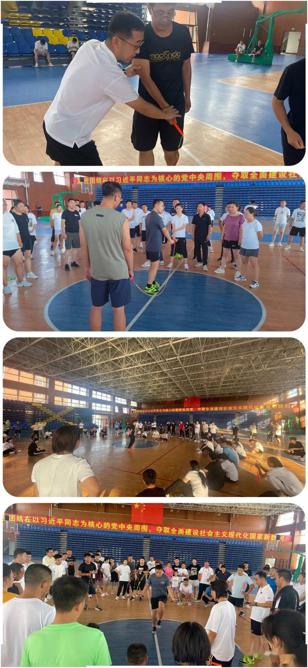 2023年赤峰市跳绳教练员和裁判员培训班在巴林左旗林东第九中学成功