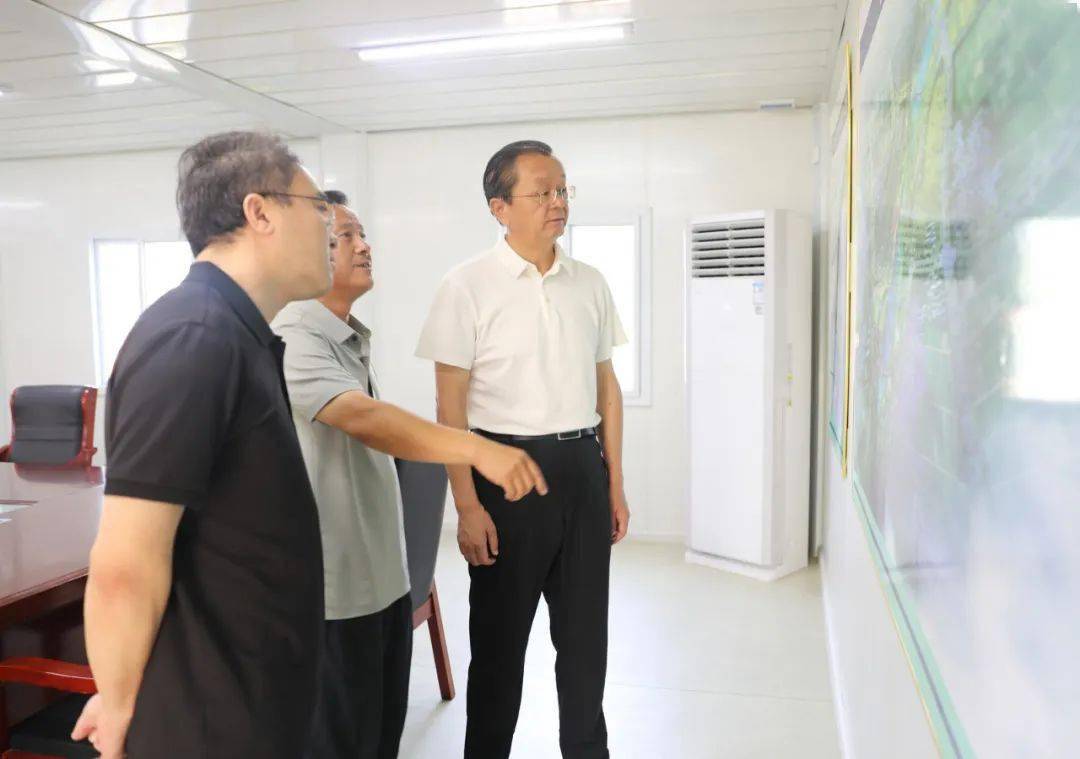 忻府区委书记马志强调研牧马河生态公园项目建设