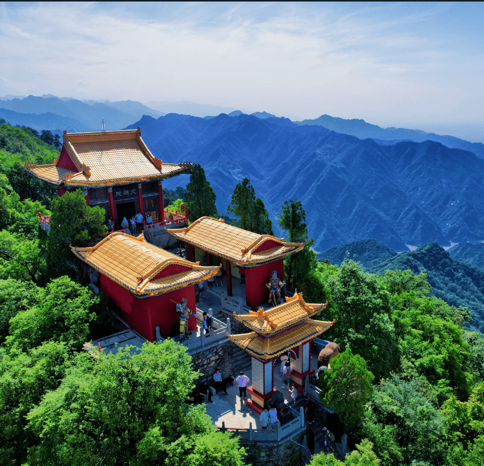 夏日畅游南五台_终南山_山林_避暑