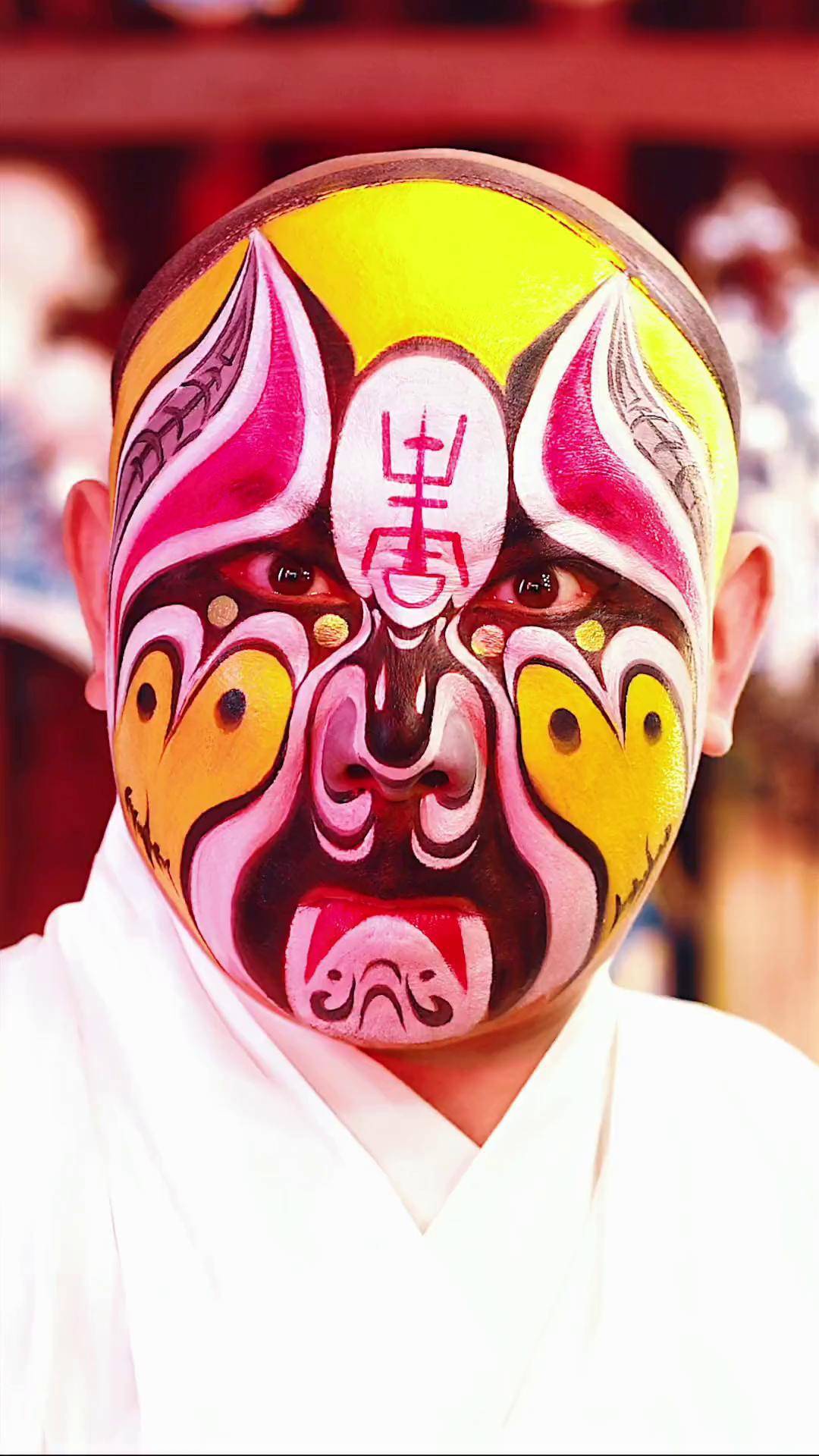 脸部彩绘 国潮无敌 青年戏曲传播者 司献伟 京剧脸谱系列 泰山王 董和