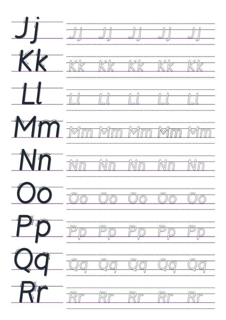 小学英语字母衡水体书写,让孩子学起来!(附字帖)