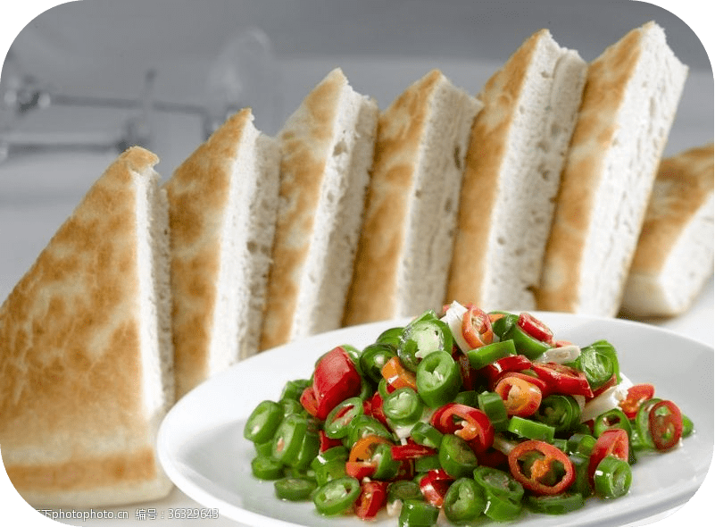 【陕菜·食话】 锅盔夹辣子,永远的陕菜经典_美味_食肆_食用