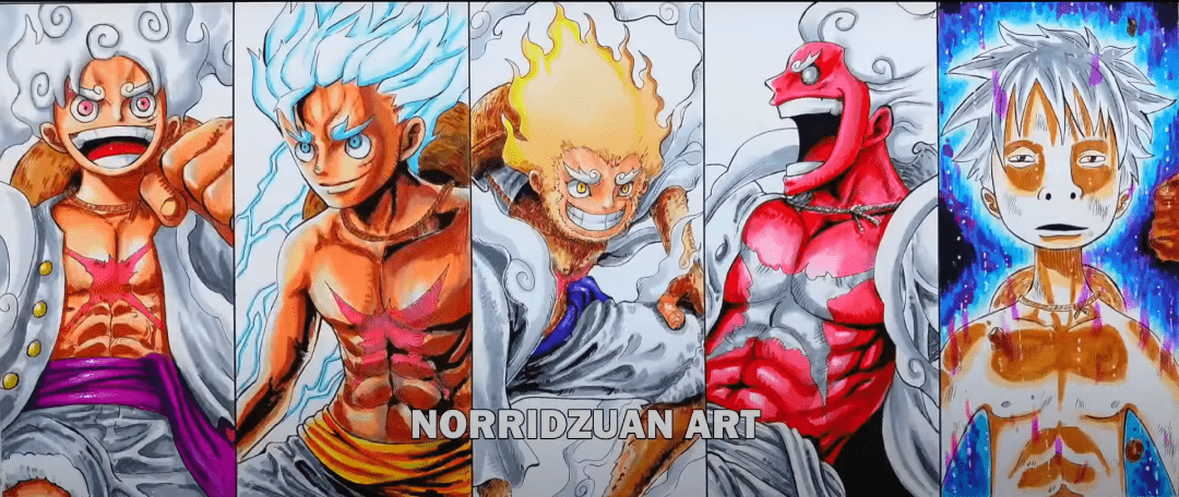 路飞一共拥有9个档会是什么样?_尼卡_形态_太阳神