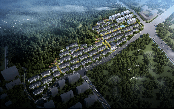 【公示】富阳山水富阳银湖地块方案公示,规划45幢排屋+5幢小高层!_杭州市_数据_杭政储