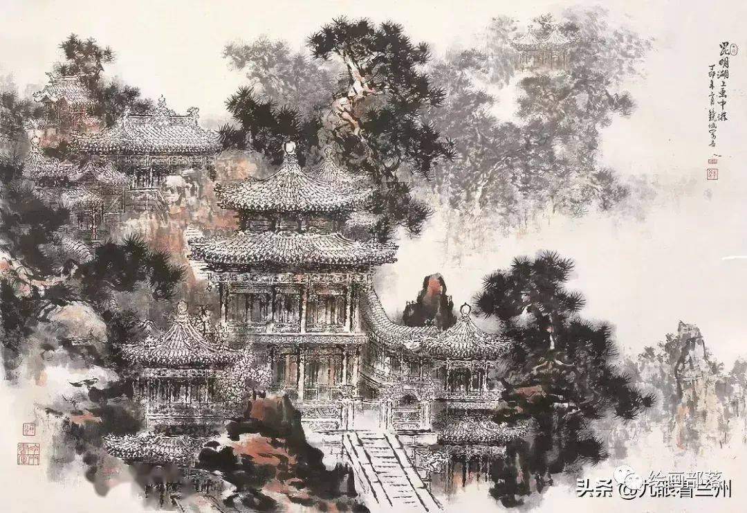 陈枚山水楼阁图册- 故宫博物院