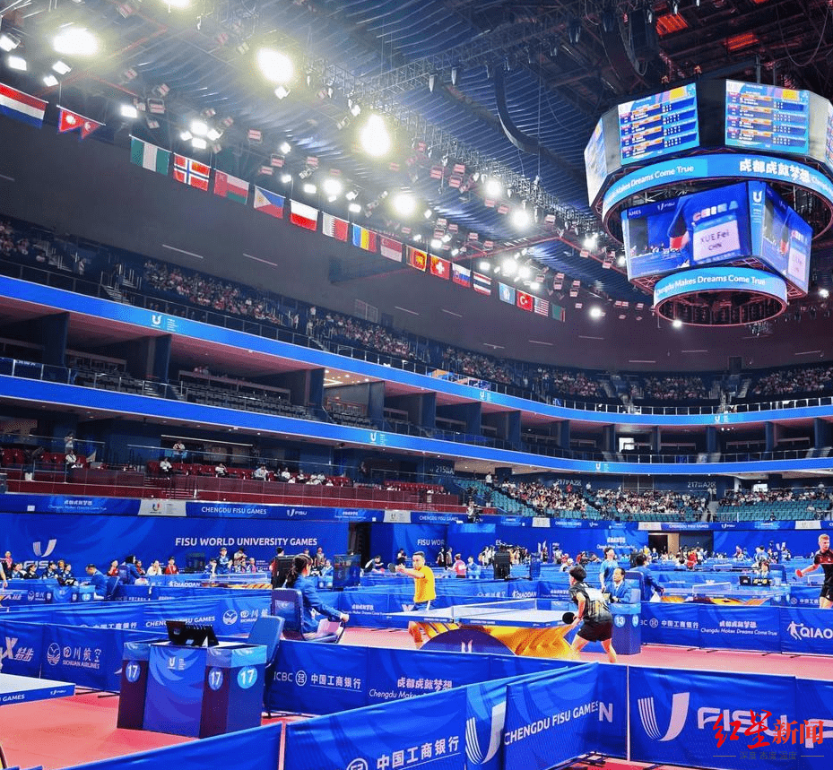 国际大体联代理主席雷诺·艾德点赞成都高新体育中心:这是一座非常漂亮的世界级场馆!_比赛_乒乓球_1