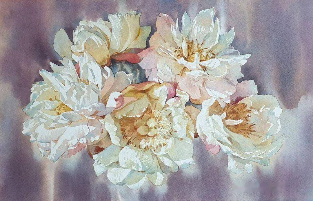 俄罗斯画家tati shundeeva,用水彩打造的玫瑰伊甸园