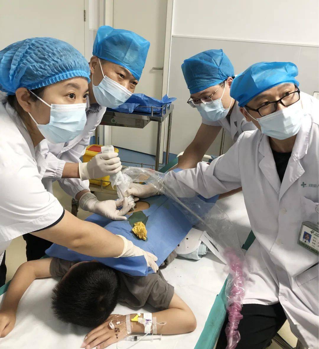 新技术 新突破 | 沭阳医院成功开展超声引导下儿童肾穿刺活检术_患儿