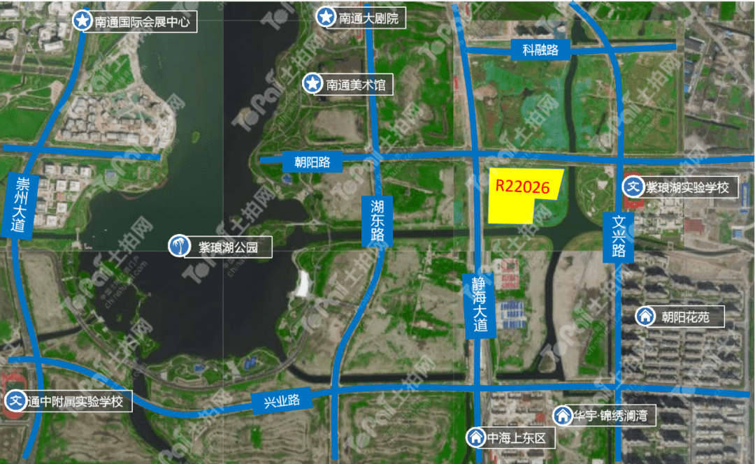 中创区紫琅湖畔66亩宅地规划出炉_地块_大道_周边