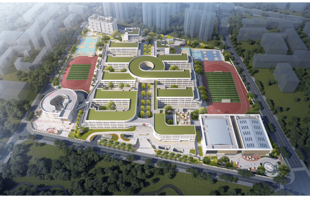 西部(重庆)科学城谢家湾学校预计下月完工