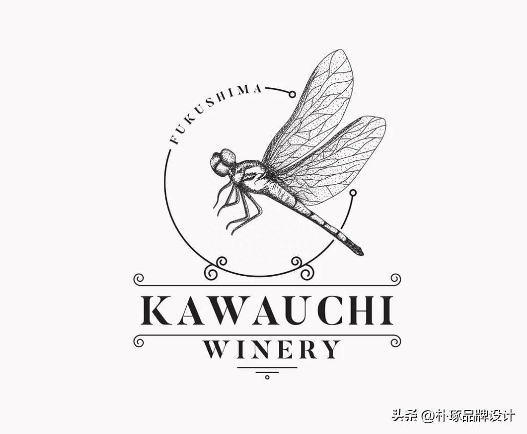 下面欣赏下这些蜻蜓元素的标志logo创意设计