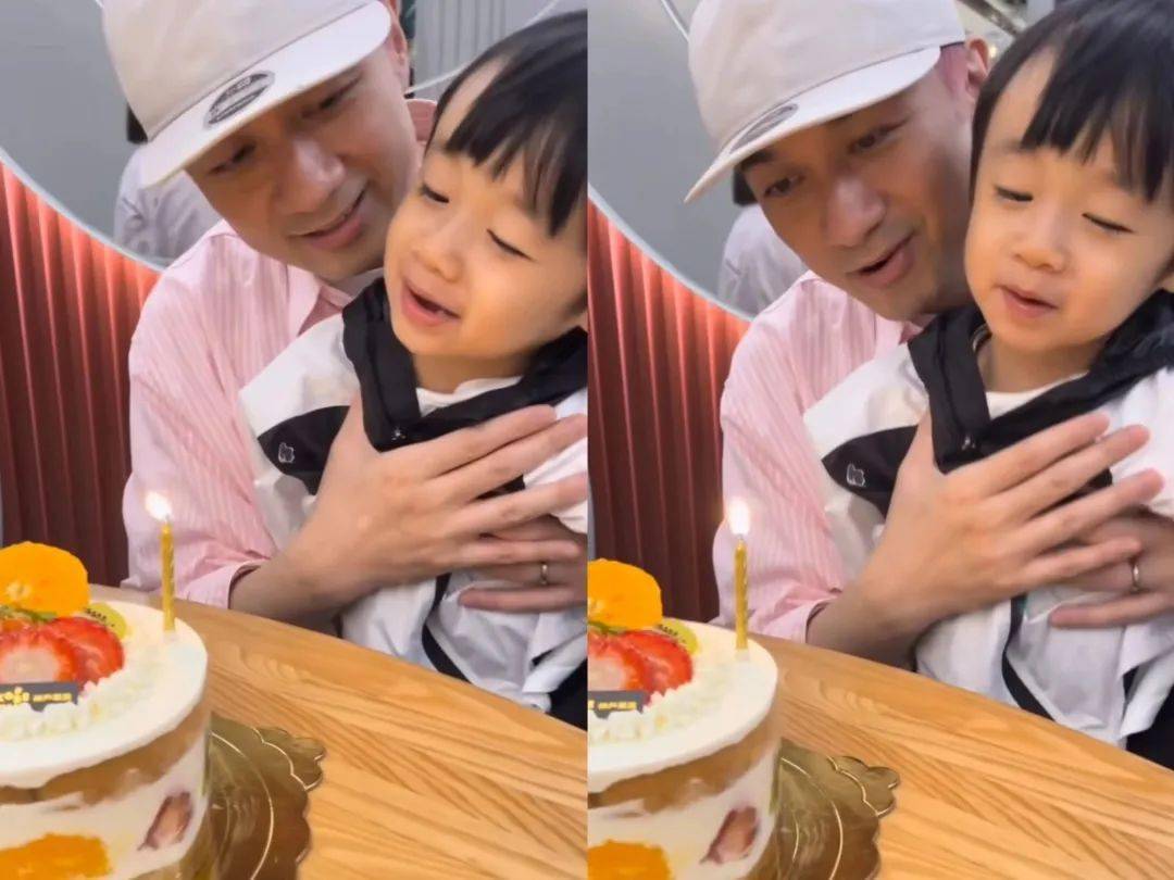 古巨基51岁生日,获3岁儿子唱生日歌,父子俩嘴巴鼻子如复制粘贴_陈韵晴