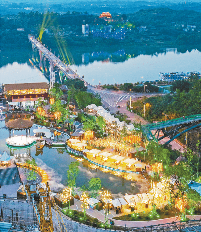 火锅是武胜县的特色产业,不仅限于一包底料,一份佐料,还致力于发展