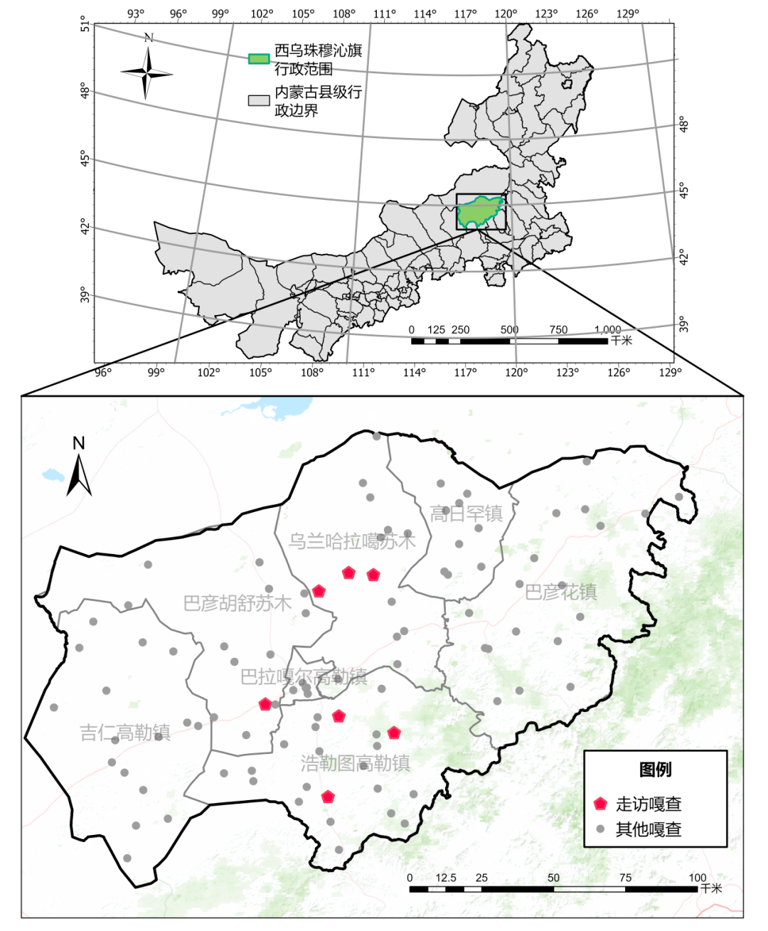 西乌旗地图全图图片