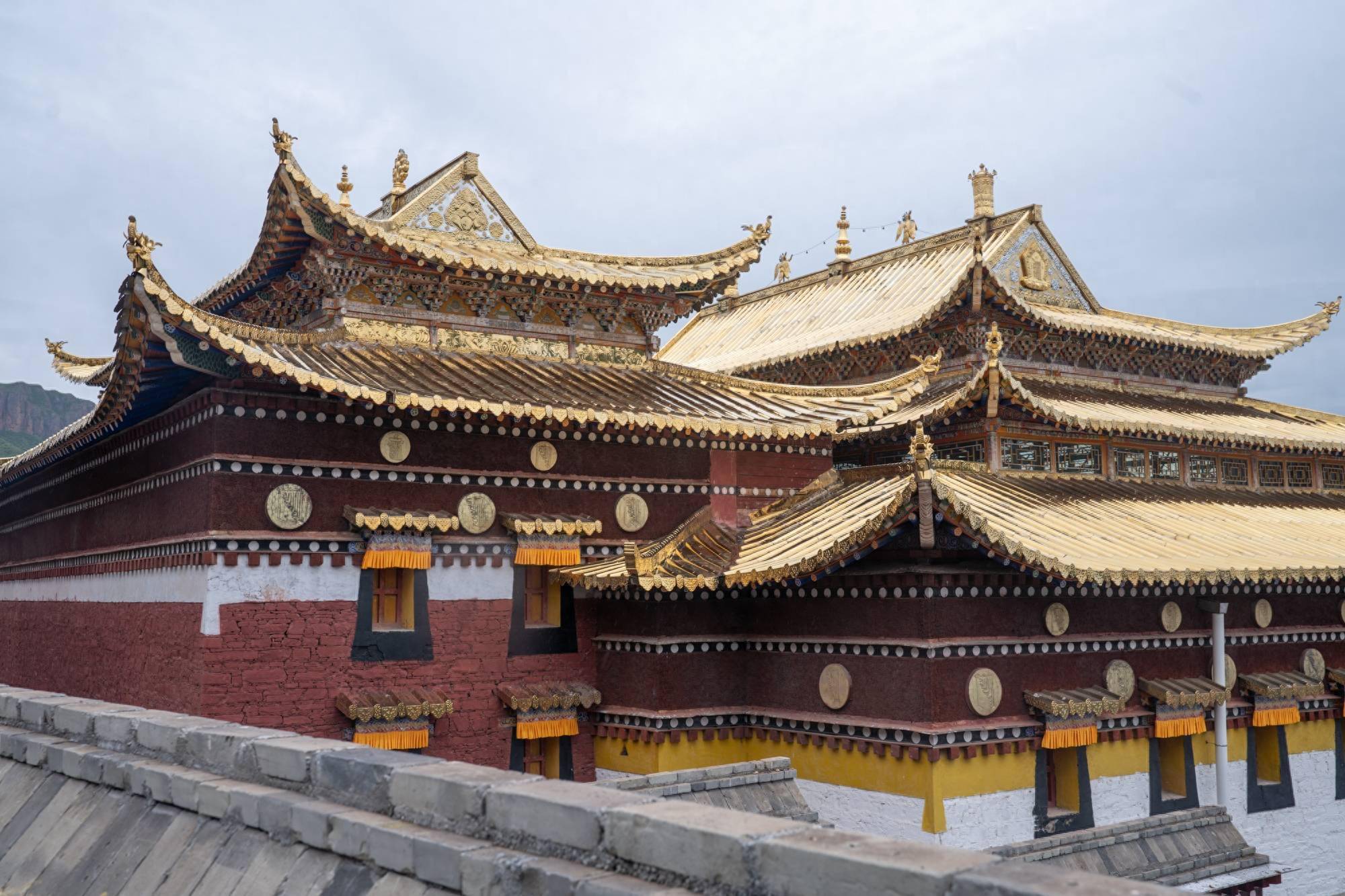 郎木寺,甘肃秘境,随手都能出大片_虹桥_寺庙_竹林