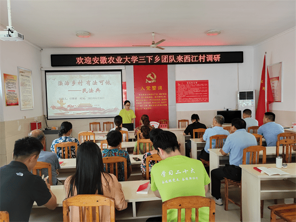 "三下乡"实践团助力铜陵乡风文明建设_团队_乡村_社会