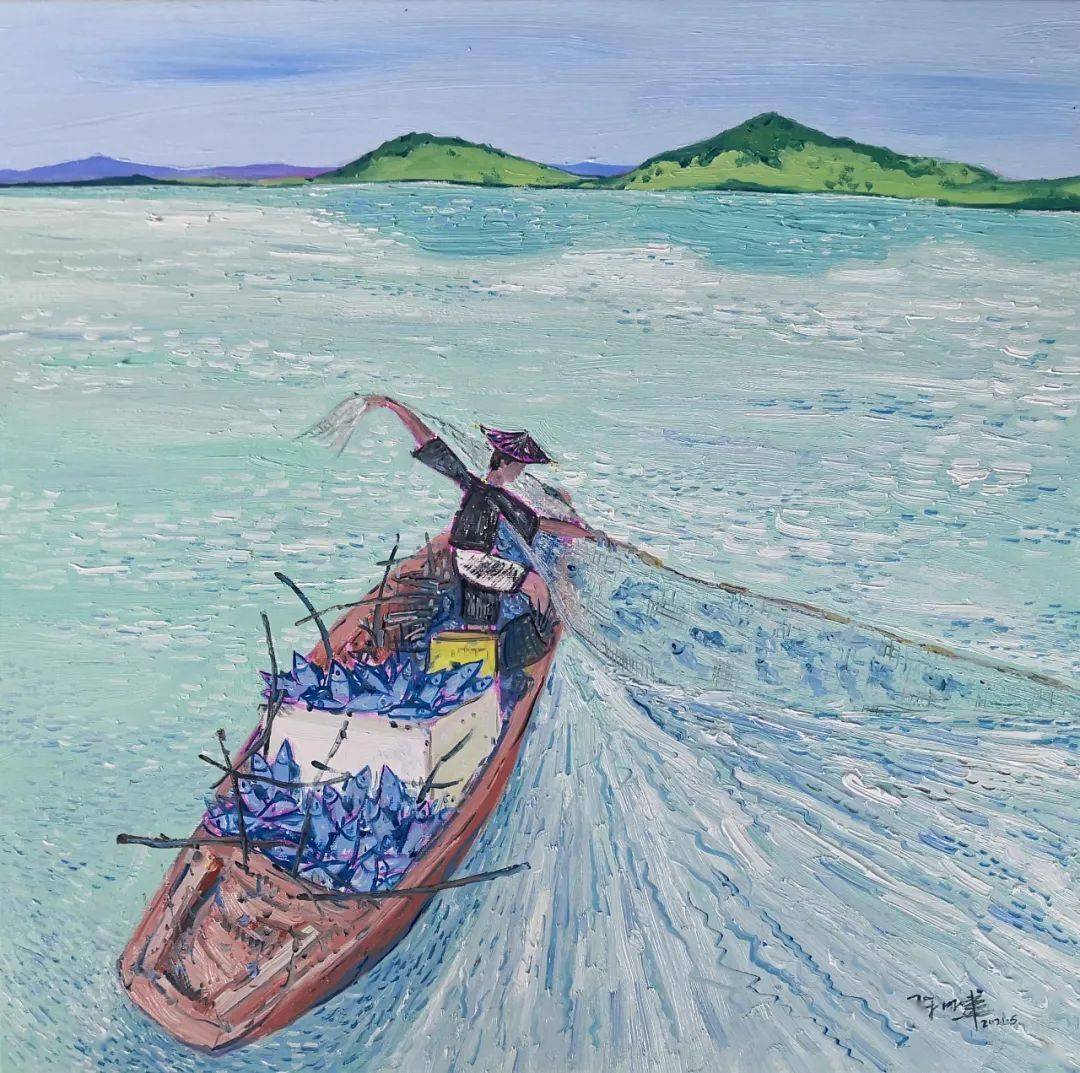 陈云浦——黎明之城,忘忧山水,绘画中的情怀与魅力_cmx_芒市_油画