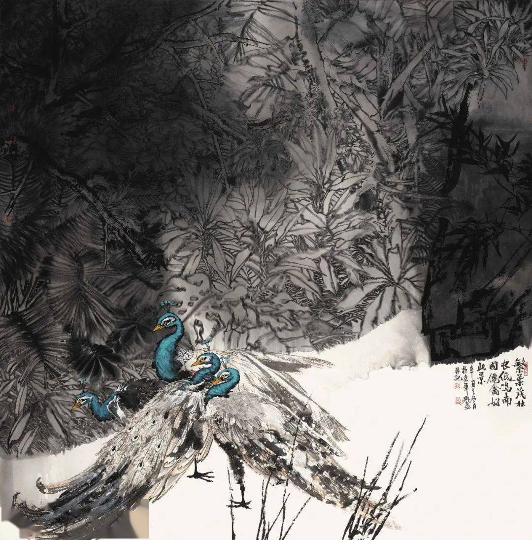 关注·丛林交响——郑瑰玺大景花鸟画展即将开展