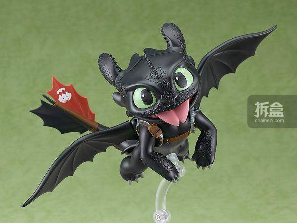 goodsmile gsc 粘土人 驯龙高手 无牙仔 q版电影手办_官方_ver_翅膀