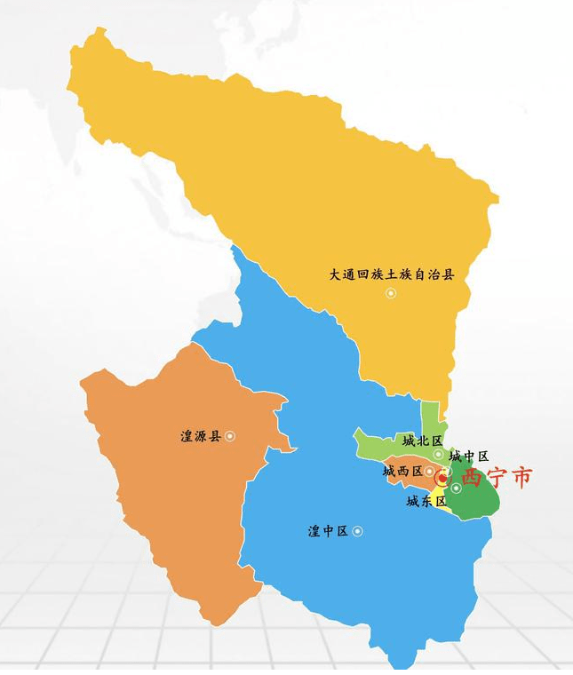 河湟地区地图图片