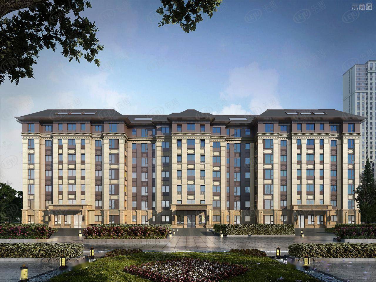 是继海河大观之后,又一品质力作,物业为融创物业服务集团有限公司