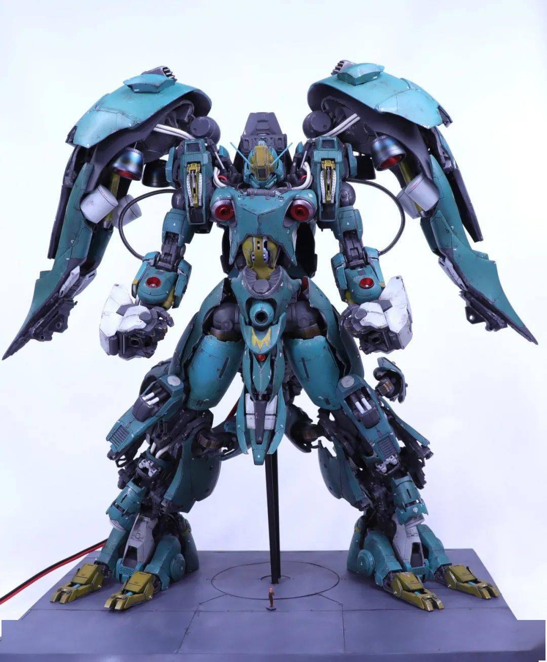 代哥不出自己改,新吉翁终极ms再现,1/100奎曼沙_机体_公众_零件