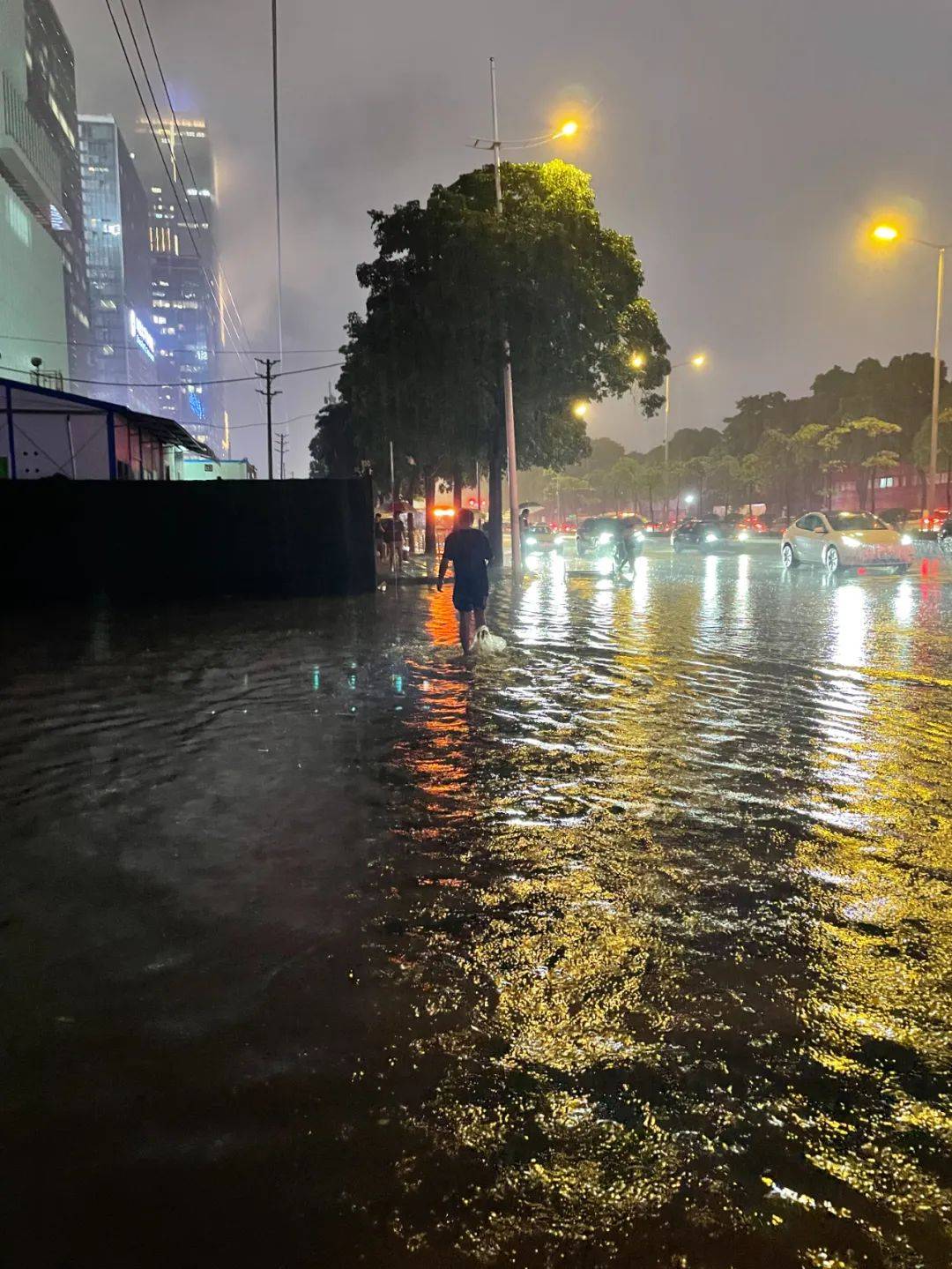 广州城市内涝图片