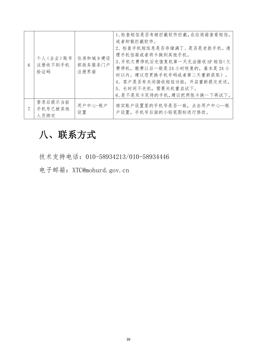 住房和城乡建设部政务服务门户操作手册！