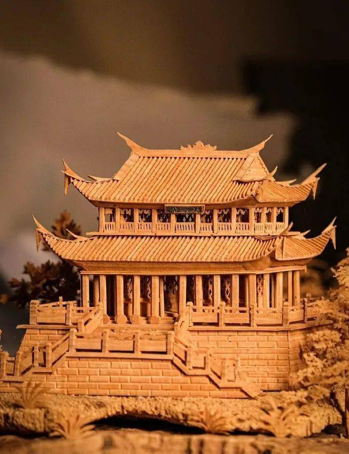 丛山数百里,尽在一框中丨福州 · 软木画欣赏 ​​​