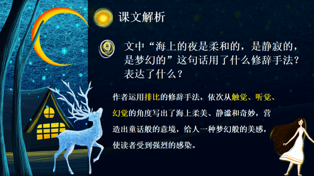 《观潮》课文2《走月亮》课文3《现代诗二首》声明 ▏素材来源网络