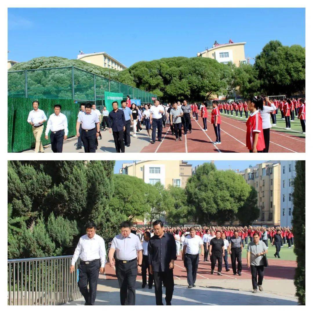 赤峰市基础教育推进会现场观摩活动第一站在元宝山区实验小学举行